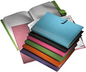 colored Napa Leather Planners